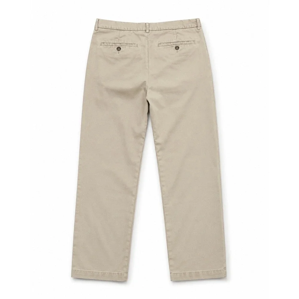 Gap Kids Easy Fit Chino Pants Khaki Tan Size 14 Husky Cotton Twill 303031